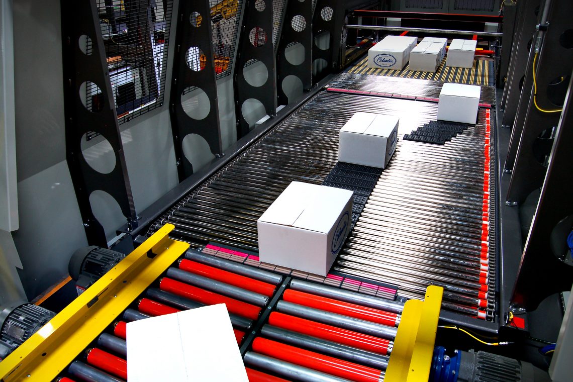 In-line palletizers